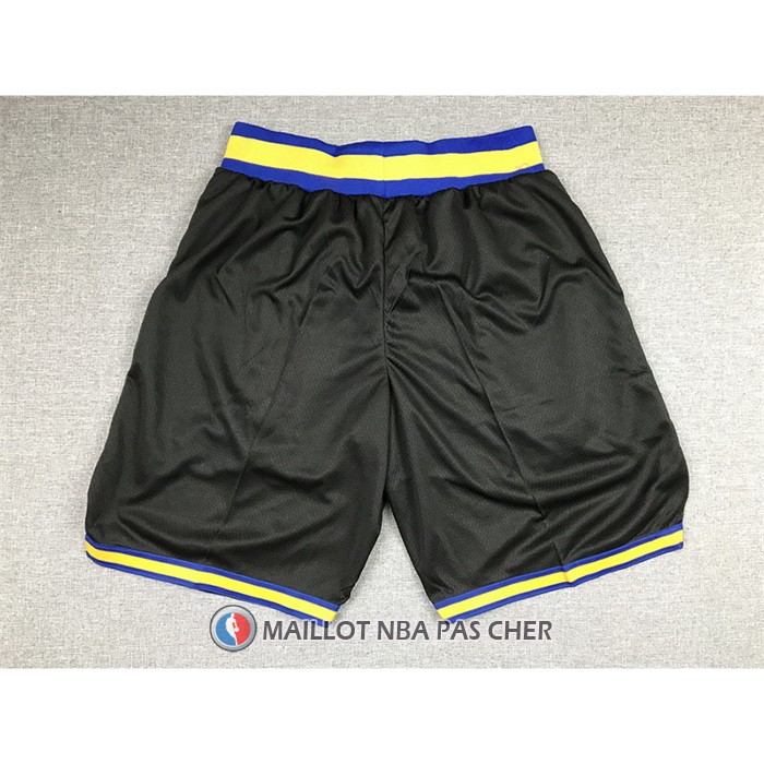 Short Golden State Warriors Ville Edition 2021-22 Noir